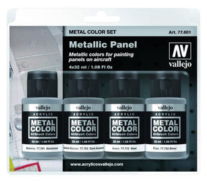 Vallejo 77601 Panneau Métallique 4 x 32 ml