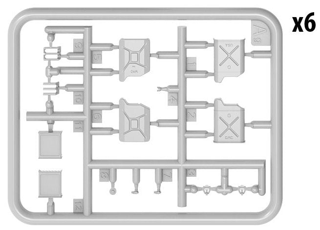 MiniArt 35587 ALLIES JERRY CANS SET WWII 1/35 – zdjęcie 6