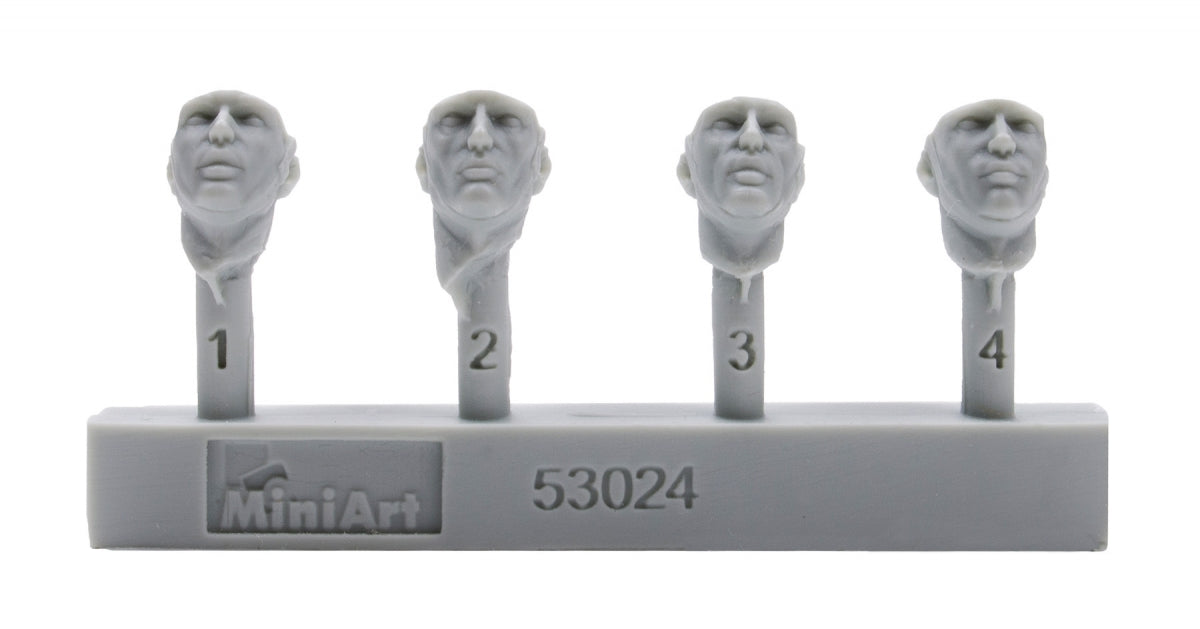 MiniArt 53024 GERMAN TANK RIDERS SET 2. RESIN HEADS 1/35 – Bild 2