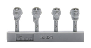 MiniArt 53024 GERMAN TANK RIDERS SET 2. RESIN HEADS 1/35 – Bild 2