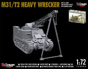 Mirage Hobby 720004 M31/T2 Heavy Wrecker WW2 US. Army 1/72 – Bild 5