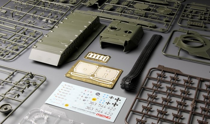 Meng Model TS-007 GERMAN MAIN BATTLE TANK LEOPARD 1 A3/A4 1/35 – Bild 10