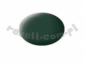 Revell 36168 Ciemnozielony RAF - Dark Green RAF mat Aqua Color 18 ml