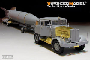 Voyager Model PE35789 WWII Hanomag SS100 Military Car w/V2 Rocket Transporter For TAKOM 2110 1/35 – imagen 8