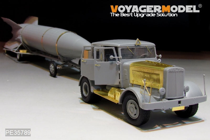 Voyager Model PE35789 WWII Hanomag SS100 Military Car w/V2 Rocket Transporter For TAKOM 2110 1/35 – imagen 8
