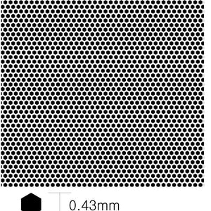 KA Models KA-00005 HEXAGON PATTERN MESH A 0.43mm X 0.37mm – imagen 4
