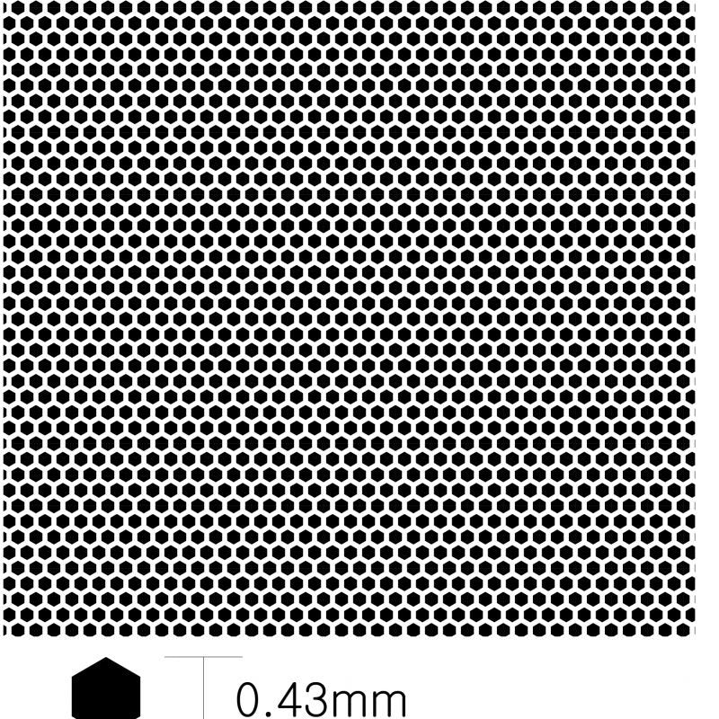 KA Models KA-00005 HEXAGON PATTERN MESH A 0.43mm X 0.37mm – imagen 4