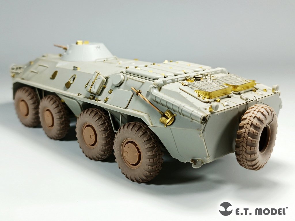 E.T. Model P35-128 Russian BTR-70 APC Sagged Wheels for Trumpeter kit 1/35 – zdjęcie 4