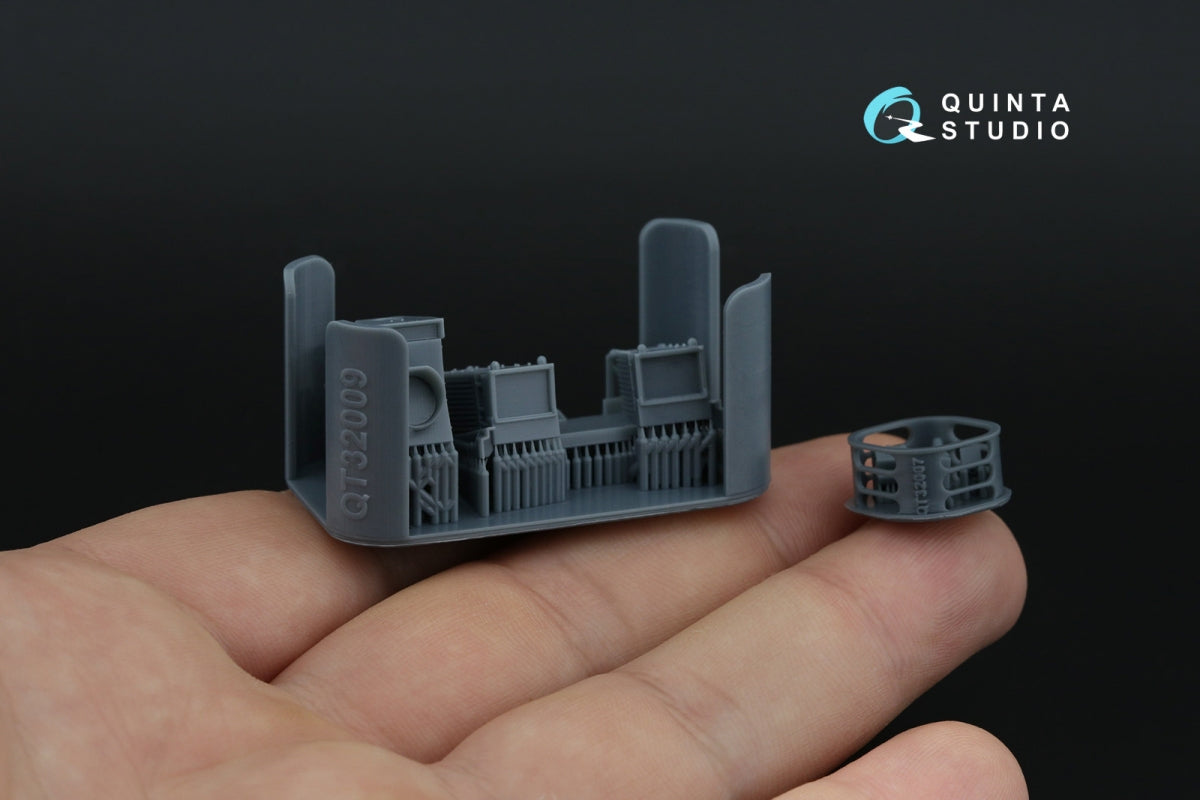 Quinta Studio QDS+32231 Tornado ECR German 3D-Printed &amp;amp; coloured Interior on decal paper (Italeri) (Small version) (with 3D-printed resin parts) 1/32 – imagen 4