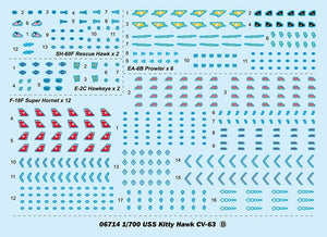 Trumpeter 06714 USS Kitty Hawk CV-63 1/700 – immagine 12