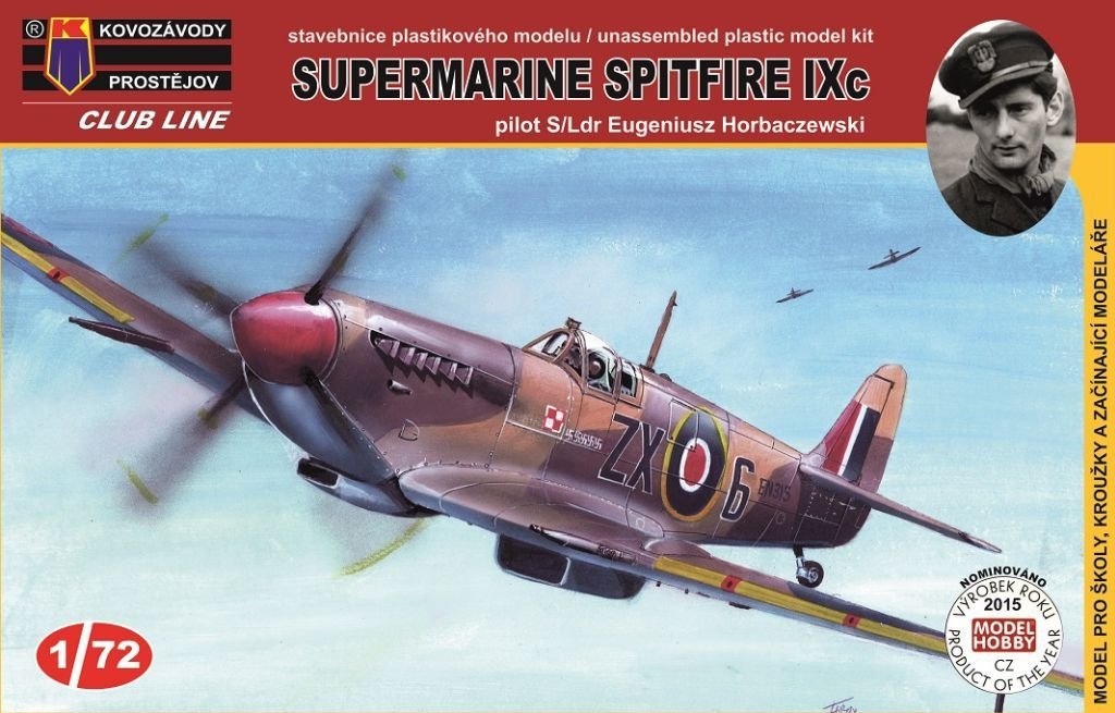 Kovozavody Prostejov CLK0004 Supermarine Spitfire Mk.IXc 1/72