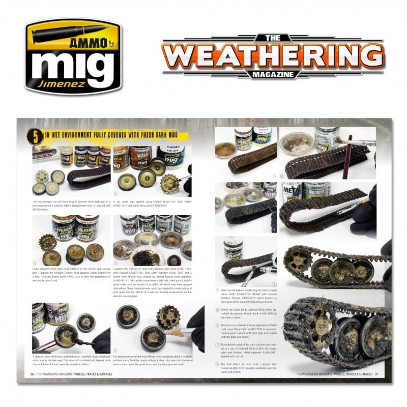 AMMO of Mig Jimenez 4524 - The Weathering Magazine - Wheels, Tracks &amp;amp; Surfaces (English Version) – Bild 2