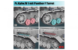 Rye Field Model 5068 Pz.Kpfw.IV J mit Panther F Turret 1/35 – Bild 4