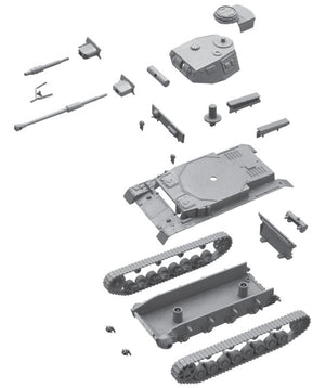 Italeri 7514 SD. KFZ. 161 PZ. KPFW. IV AUSF.F1/F2 1/72 – zdjęcie 5