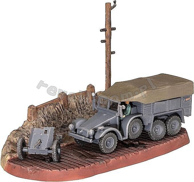 Revell 03344 Krupp Protze KFZ 69 with 3.7cm Pak 1/76 – image 5