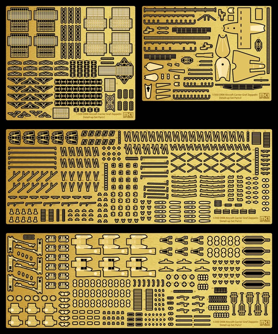 MK1 Design MD-35028 DKM Graf Zeppelin DX 1/350 – image 8