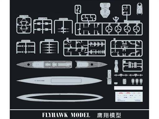 FlyHawk Model FH1109 HMS Penelope 1940 (Waterline) 1/700 – immagine 3