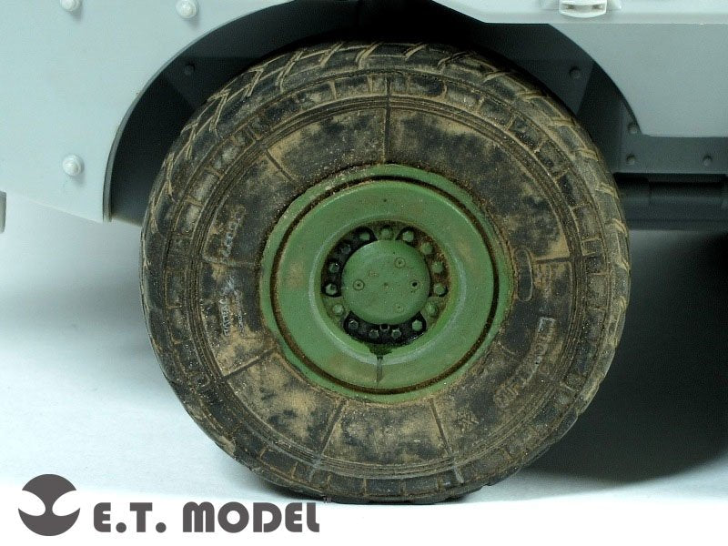 E.T. Model ER35-013 Modern &amp;quot;Centauro&amp;quot; Tank Destroyer Weighted Road Wheels For TRUMPETER 1/35 – immagine 2