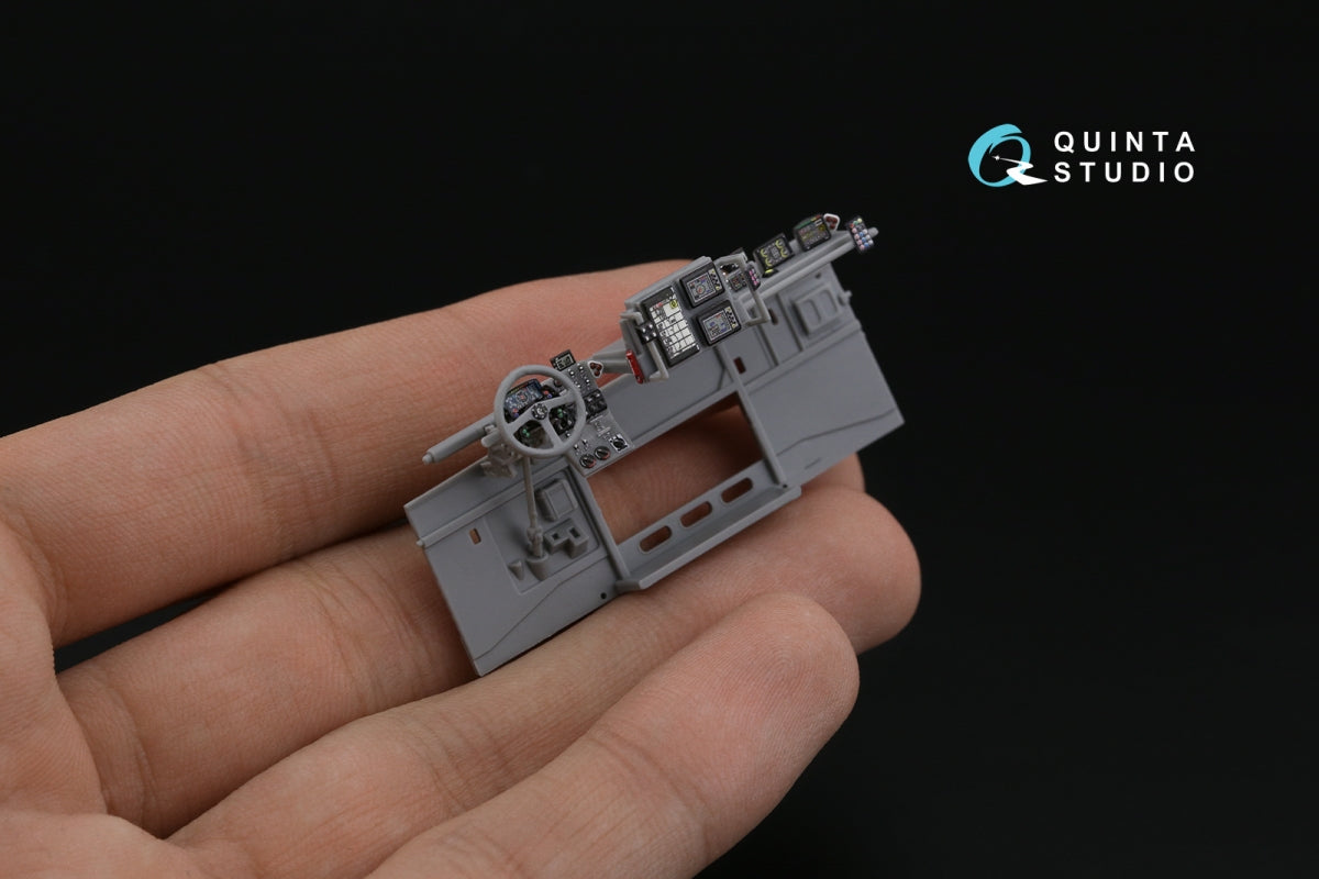Quinta Studio QD43001 KAMAZ-43509 3D-Printed coloured Interior on decal paper (Zvezda) 1/43 – Bild 10