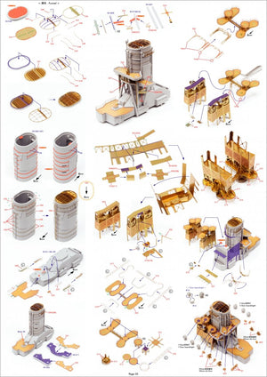 Pontos 35029F1 IJN NAGATO 1941 Detail Up Set 1/350 – Bild 16