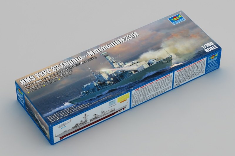 Trumpeter 06722 Frégate HMS TYPE 23 – Monmouth (F235) 1/700 – image 2