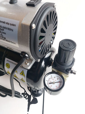 Fine Art FA-20T Kompresor bezolejowy 3l z filtrem i reduktorem Premium Line (S5000) – Bild 3