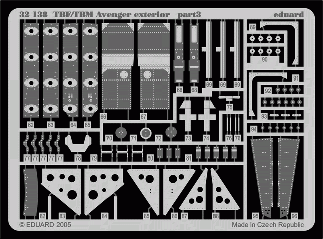 Eduard 32138 TBF/ TBM exterior 1/32 TRUMPETER – Bild 3