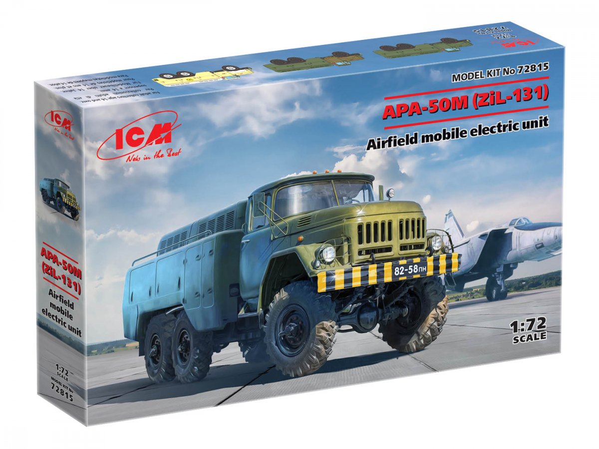 ICM 72815 APA-50M (ZiL-131) Unité électrique mobile d&amp;#39;aérodrome 1/72 – image 2