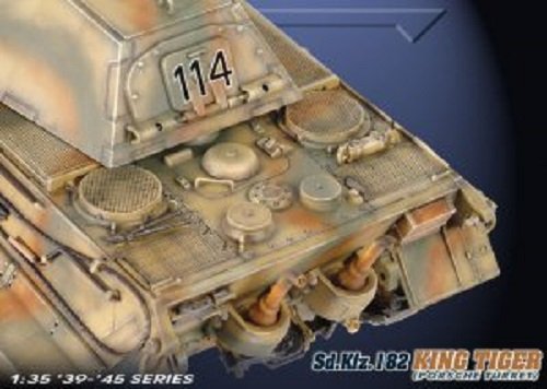 Dragon 6189 Sd. Kfz. 182 King Tiger (Porsche Turret) 1/35 – zdjęcie 5
