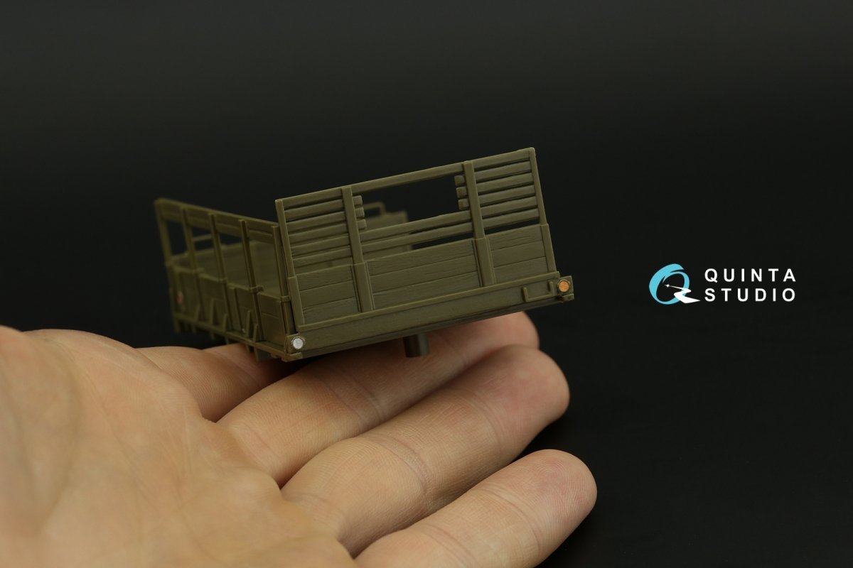 Quinta Studio QD48029 GMC CCKW 353 (open cab) 3D-Printed &amp;amp; coloured Interior on decal paper (Tamiya) 1/48 – imagen 7
