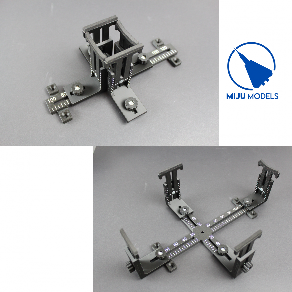 Miju Models JIG-AIR-L-FULL Duży statyw lotniczy Full Set / Large Full Set Aircraft Tripod