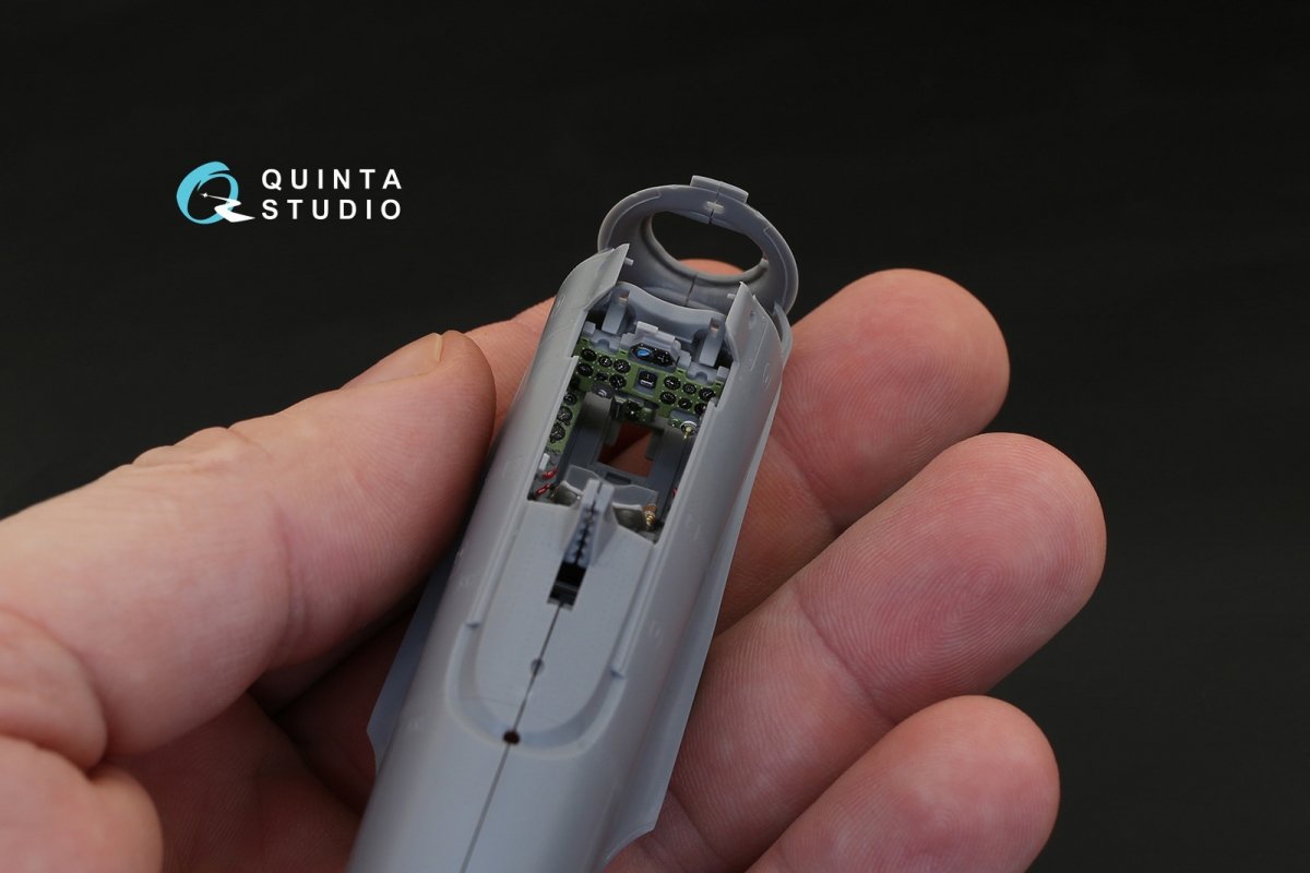 Quinta Studio QD48123 A6M3 3D-Printed &amp;amp; coloured Interior on decal paper (for Tamiya kit) 1/48 – immagine 3