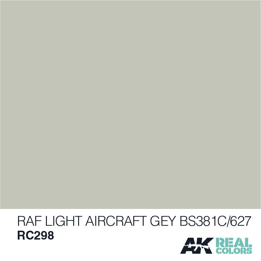 AK Interactive RC298 RAF LIGHT AIRCRAFT GREY BS381C/627 – 10ML – imagen 2