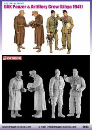 Dragon 6693 DAK Panzer Artillery Crew (Libya 1941) 1/35 – immagine 2
