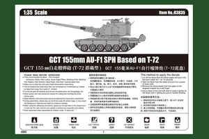 Hobby Boss 83835 GCT 155mm AU-F1 SPH Based on T-72 1/35 – immagine 3