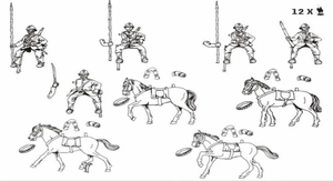 Hat 8273 WWI French Cavalry 1/72
