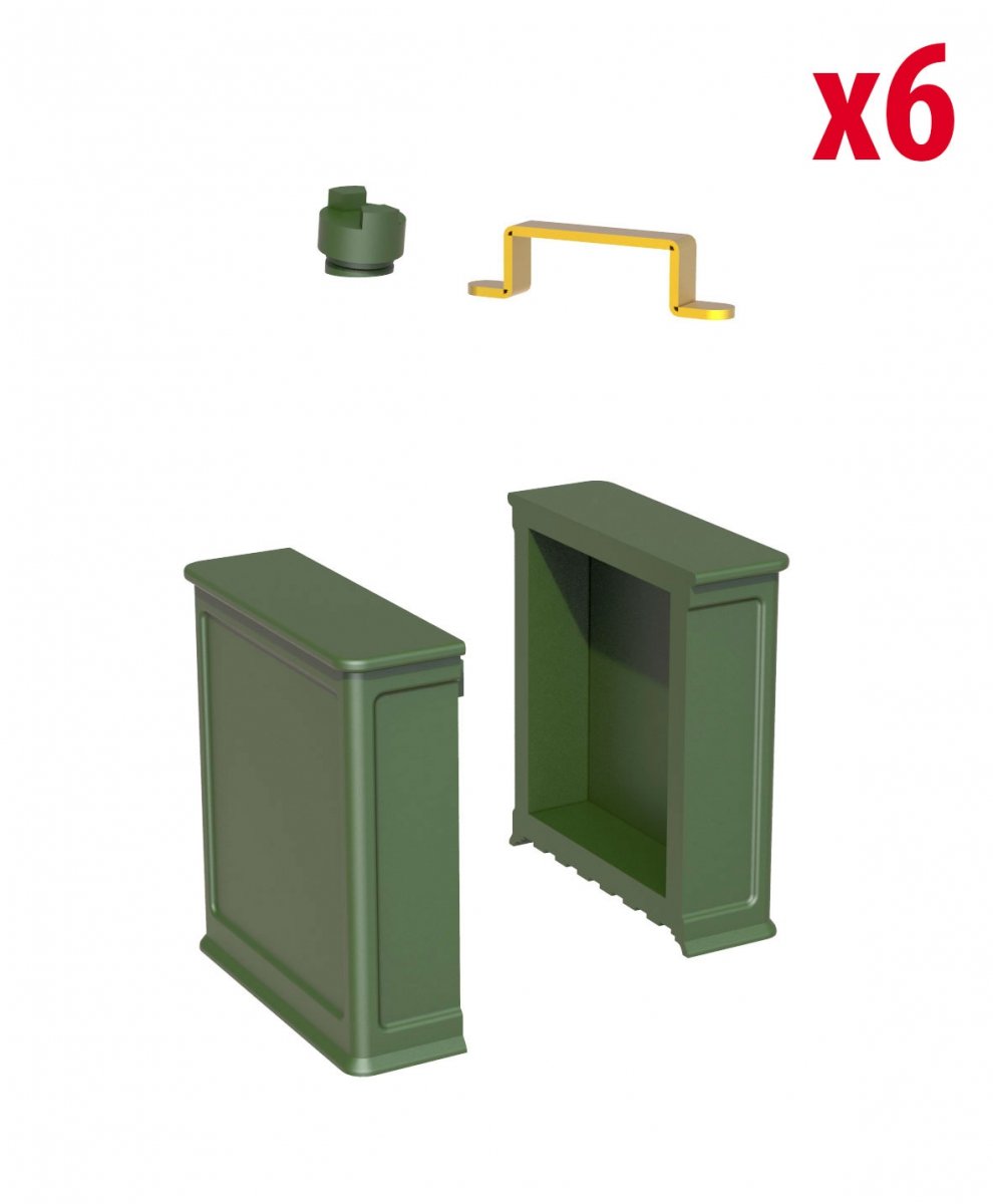 MiniArt 35595 OIL &amp;amp; PETROL CANS 1930-40s 1/35 – zdjęcie 10
