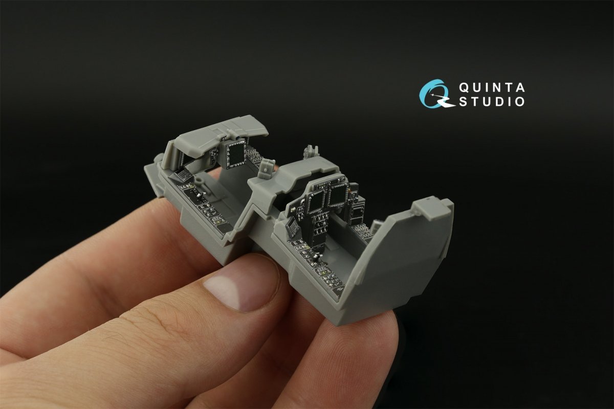Quinta Studio QD48375 AH-64E 3D-Printed &amp;amp; coloured Interior on decal paper (Hasegawa) 1/48 – Bild 8