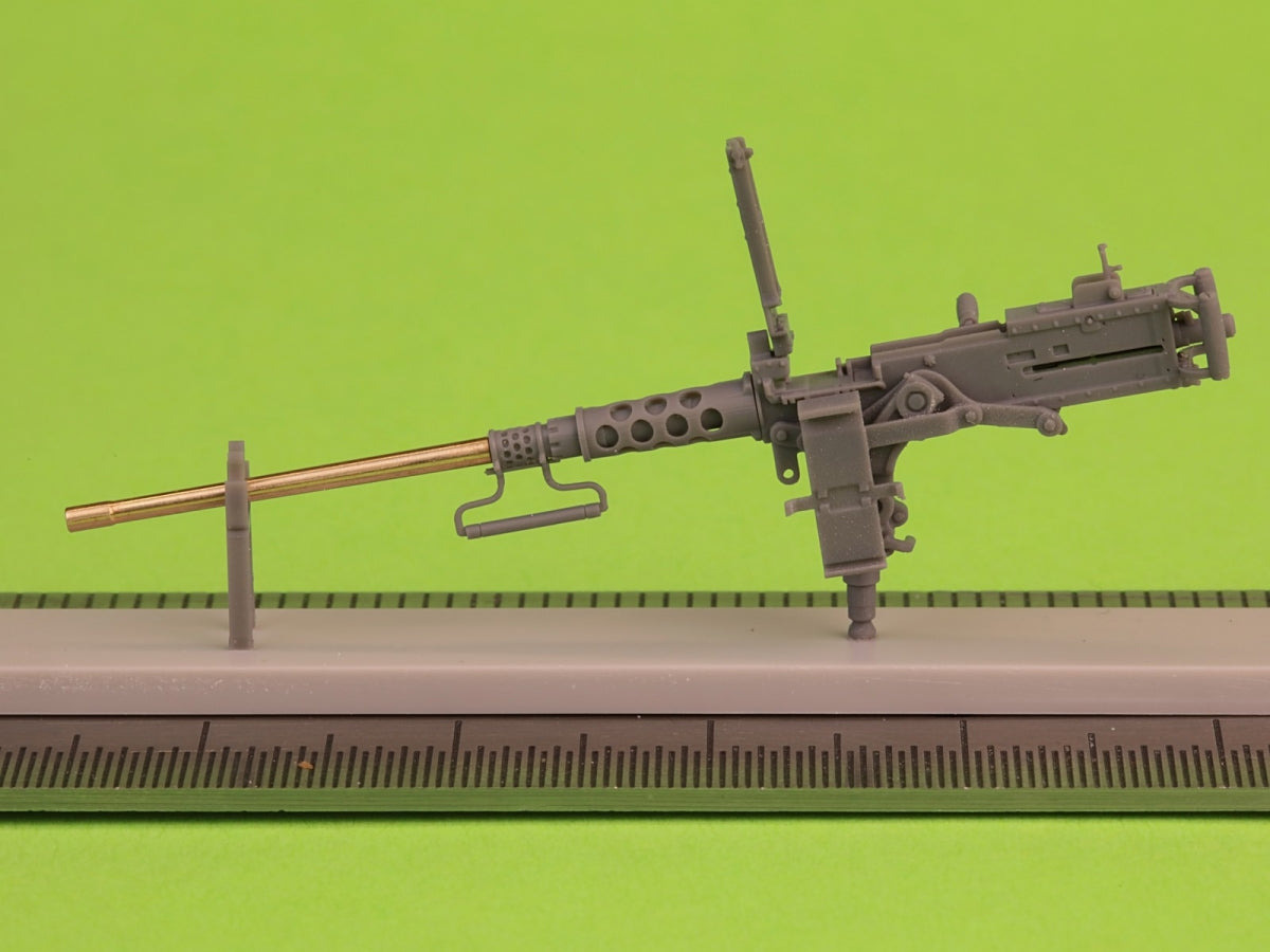 Maquette Master GM-35-069 Browning M2HB calibre .50 (12,7 mm) - mitrailleuse sur affût de char - début de la Seconde Guerre mondiale (berceau D69820 avec petite boîte à munitions D68375) 1/35 – image 2