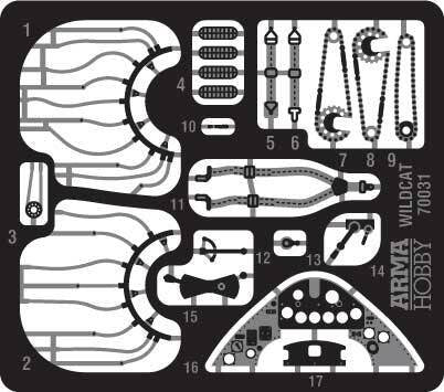 Arma Hobby 70050 FM-1 &amp;amp; FM-2 Wildcat Deluxe Set 1/72 – zdjęcie 13