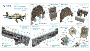 Quinta Studio QD48208 Ju 87B-1/B-2/R-2 3D-Printed &amp;amp; coloured Interior on decal paper ( Airfix ) 1/48 – imagen 2