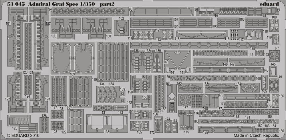 Eduard 53045 Amiral Graf Spee 1/350 TRUMPETER