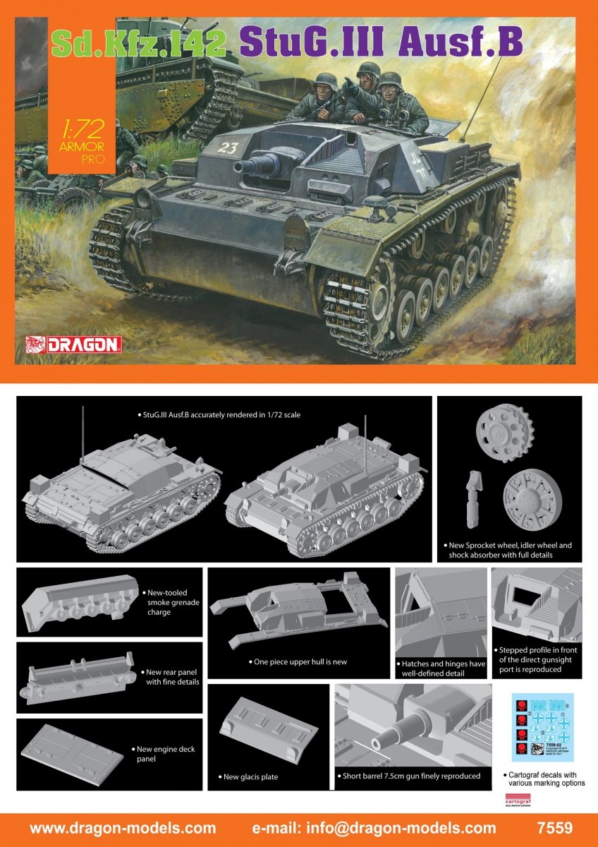 Dragon 7559 StuG.III Ausf.B 1/72