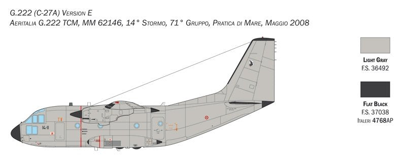 Italeri 1450 C-27J SPARTAN / G.222 1/72 – image 6