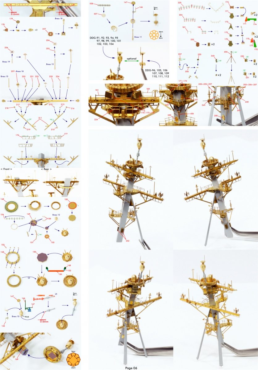 Pontos 35028F1 USS DDG-92 Momsen Flight IIa Detail Up Set 1/350 – zdjęcie 13