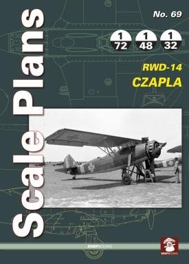 MMP Books 49395 Plans à l&amp;#39;échelle n° 69 RWD-14 Czapla EN