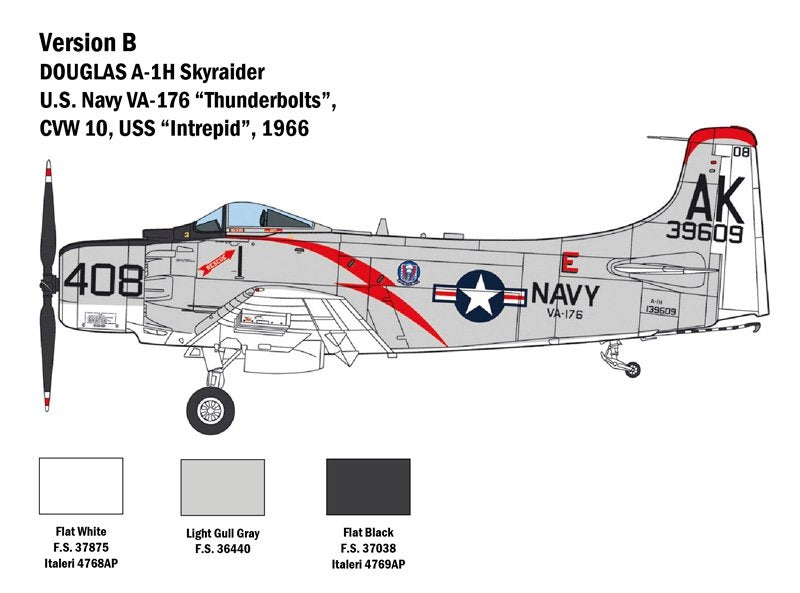Italeri 2788 Douglas A-1H Skyraider 1/48 – imagen 6