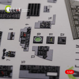 KELIK K48089 F-4J &amp;quot;Phantom II&amp;quot; interior 3D decals for Academy kit 1/48 – Bild 5