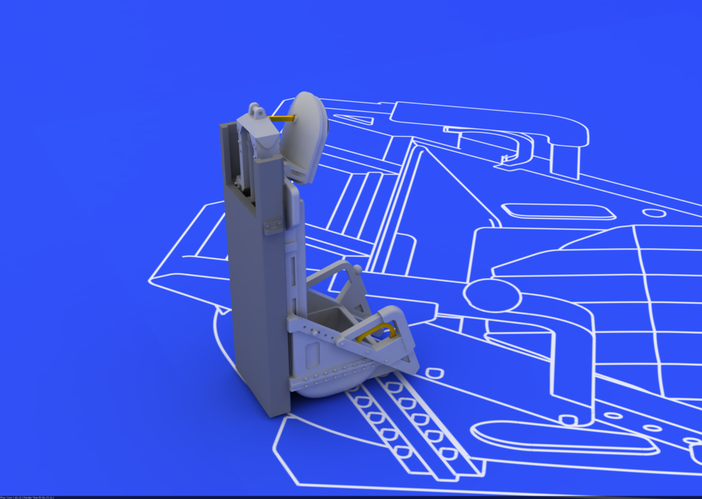 Eduard 672008 MiG-15 ejection seat 1/72 (Eduard) – imagen 2