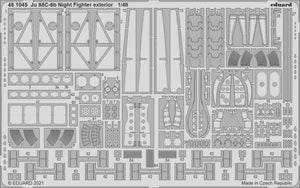 Eduard 481045 Ju 88C-6b Chasseur de nuit extérieur ICM 1/48